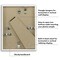 Americanflat Picture Frame with Mat - Modern Design, Shatter-Resistant Glass, Dual Sawtooth Hangers, Ideal for Home and Office Decor